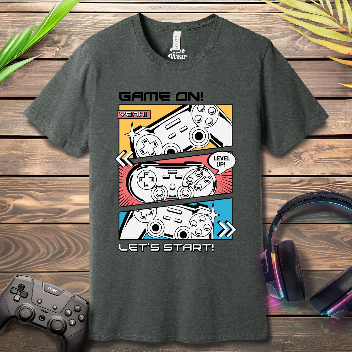 Game on Let's Start T-Shirt