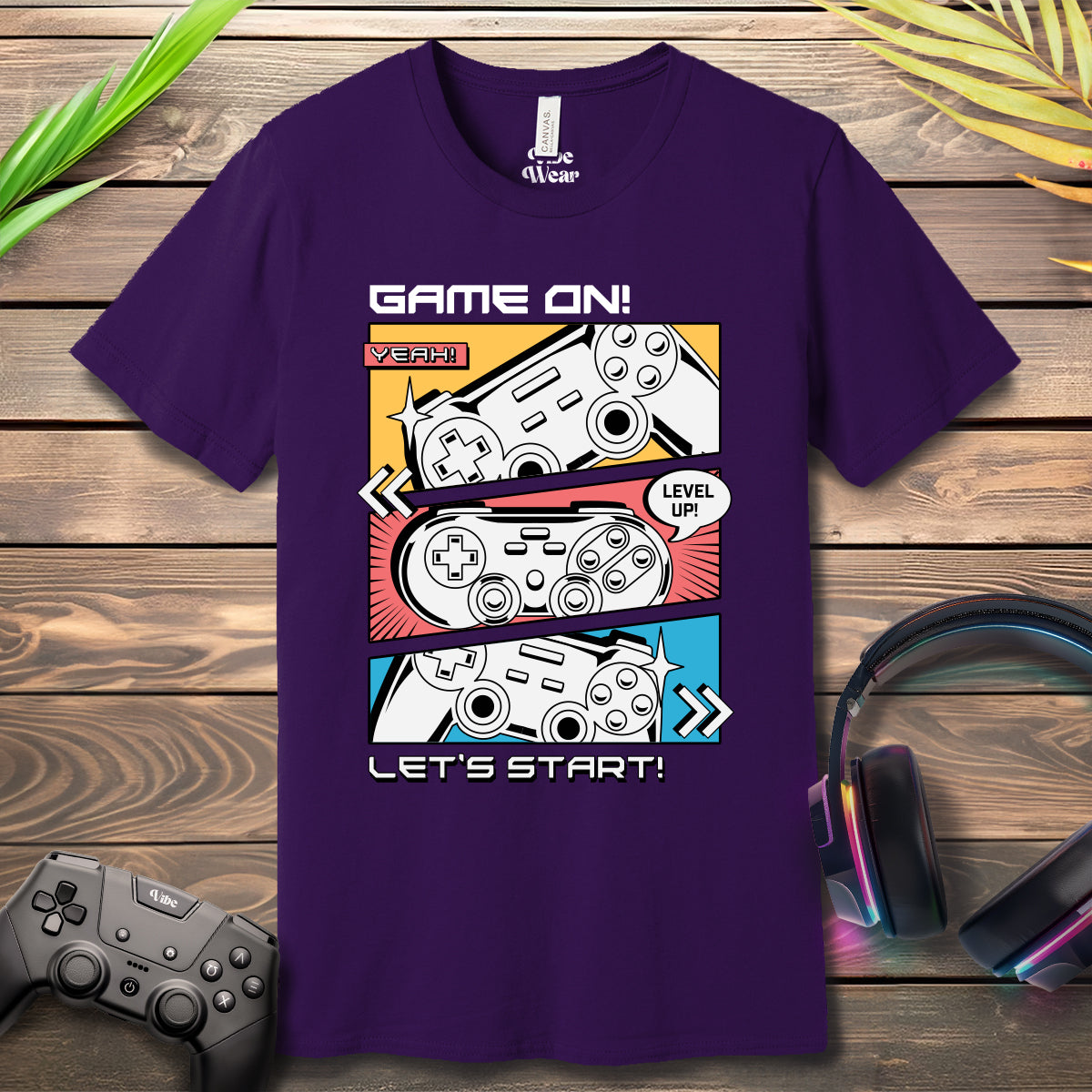 Game on Let's Start T-Shirt
