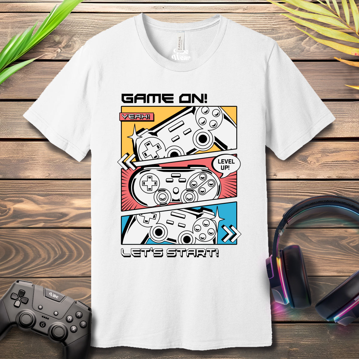 Game on Let's Start T-Shirt