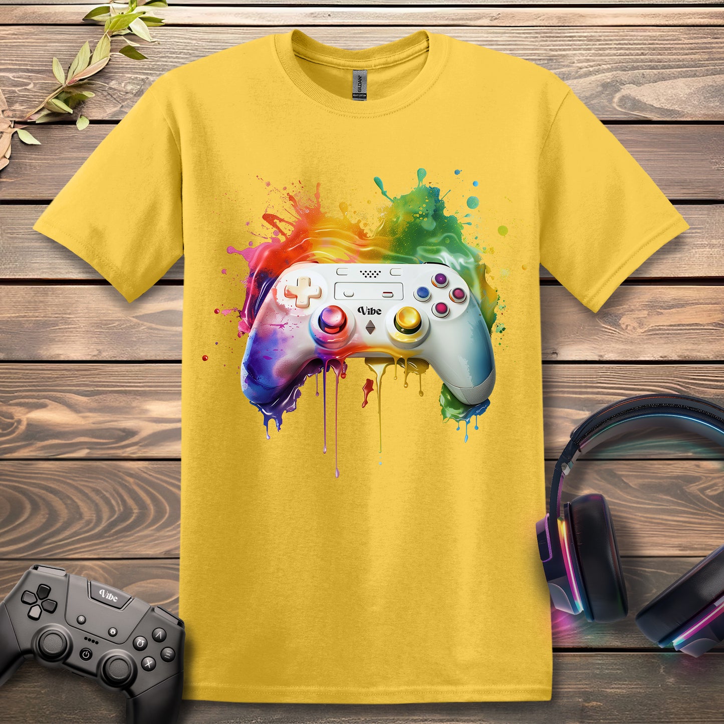 Rainbow Splash Controller T-Shirt