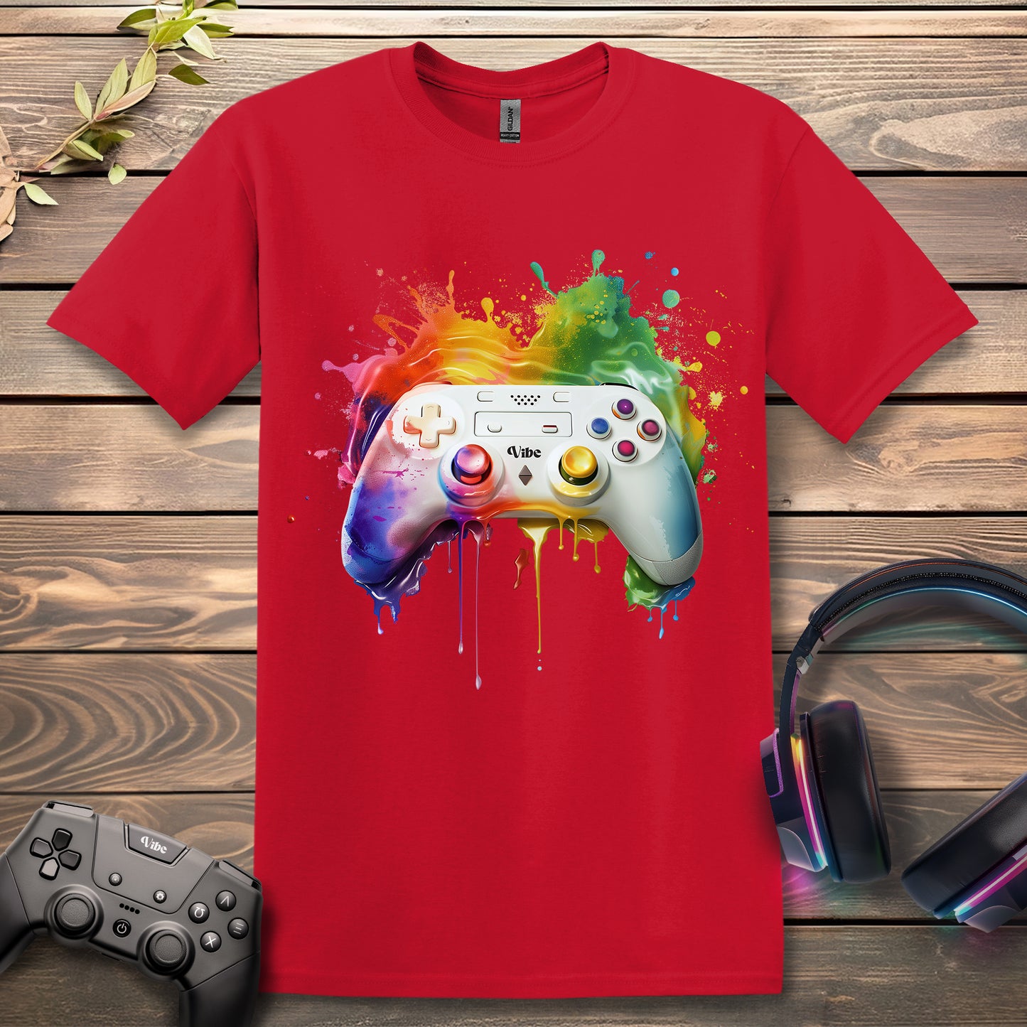 Rainbow Splash Controller T-Shirt