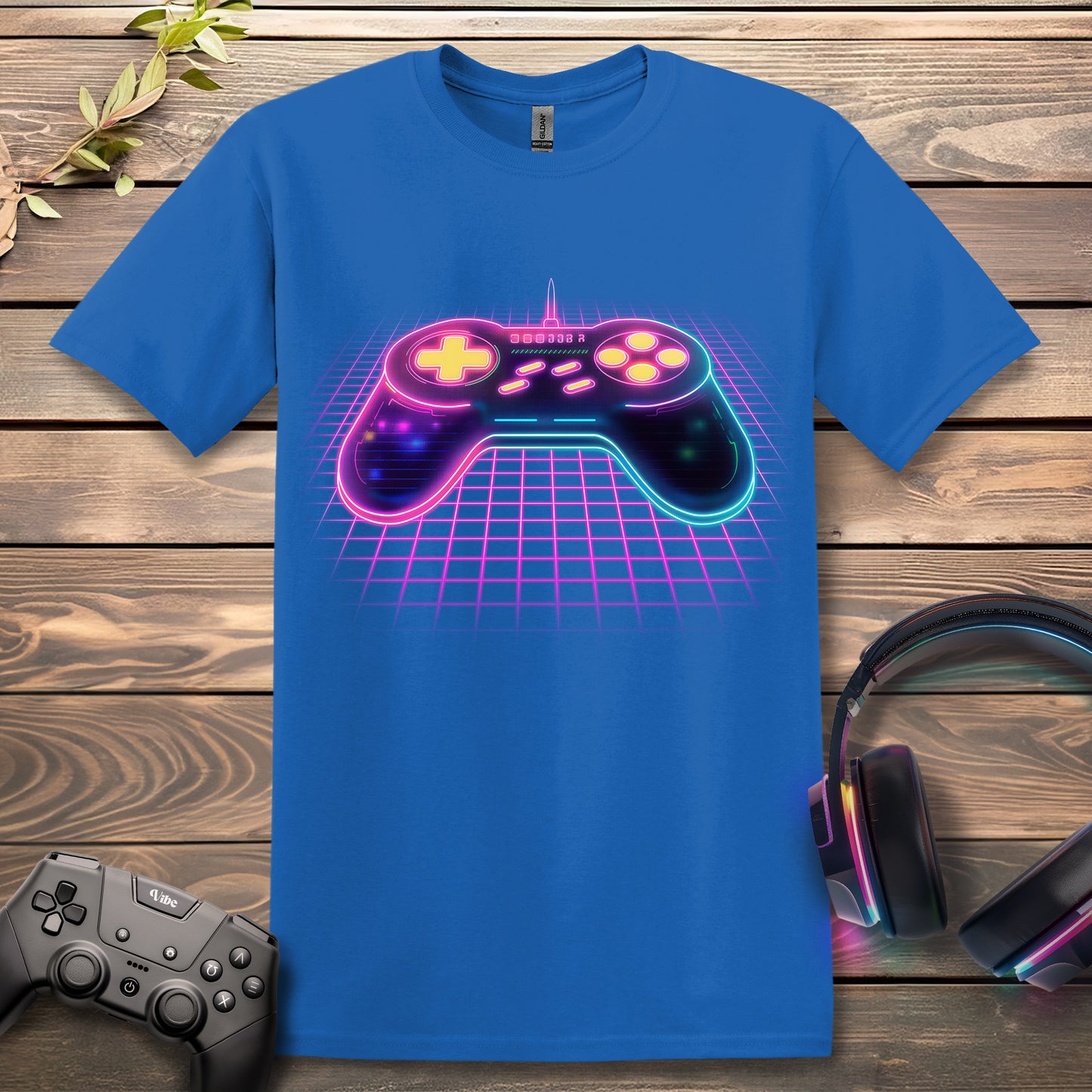 Neon Space Controller T-Shirt