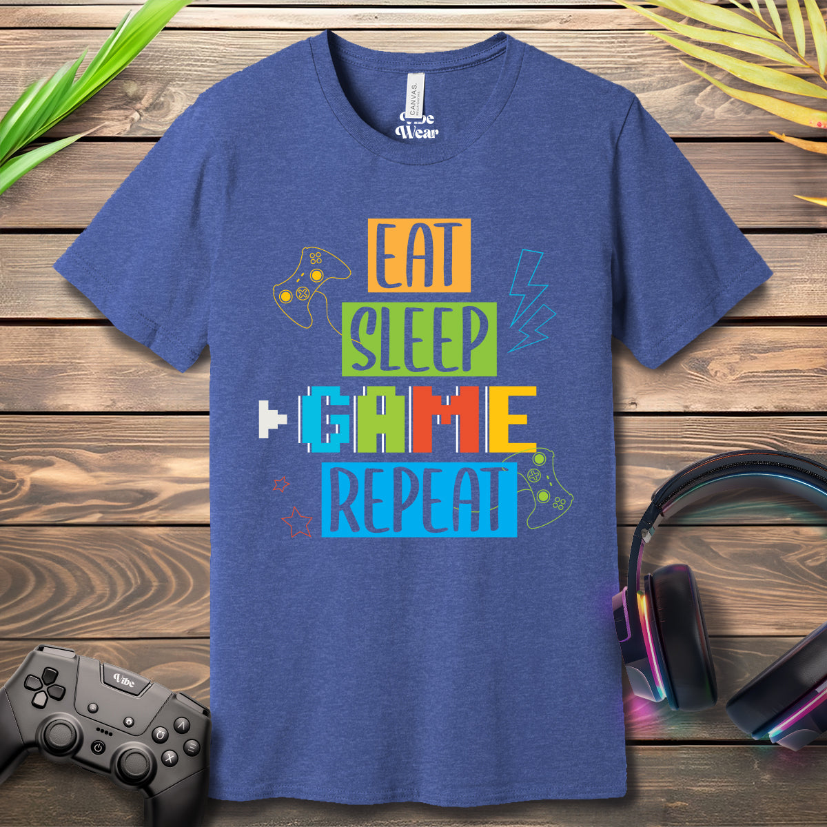 Eat Sleep GAME Repeat Graphic T-Shirt