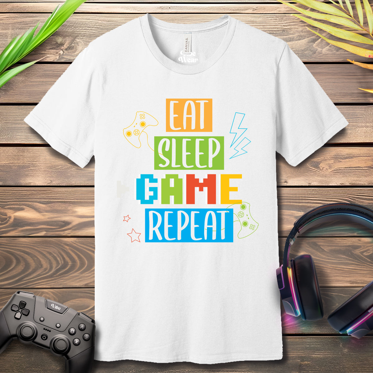 Eat Sleep GAME Repeat Graphic T-Shirt