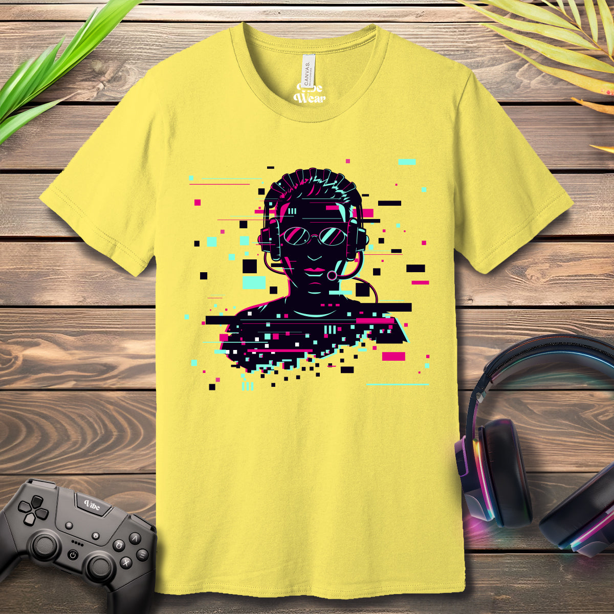 Gaming Glitch Silhouette T-Shirt