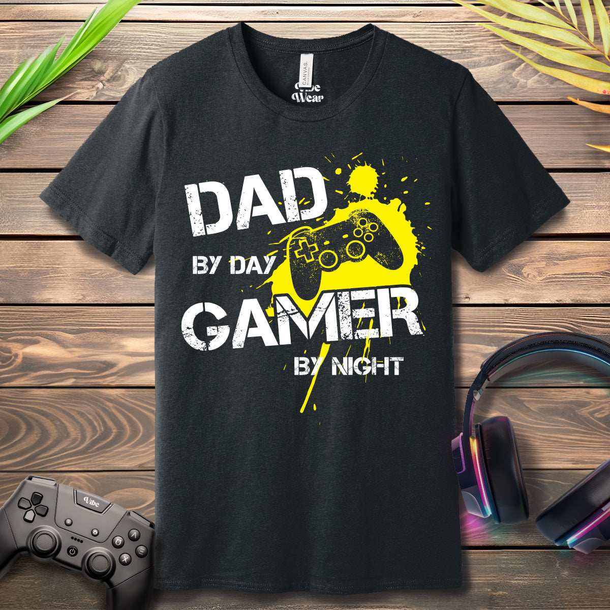 Dad by Day, Gamer by Night T-Shirt