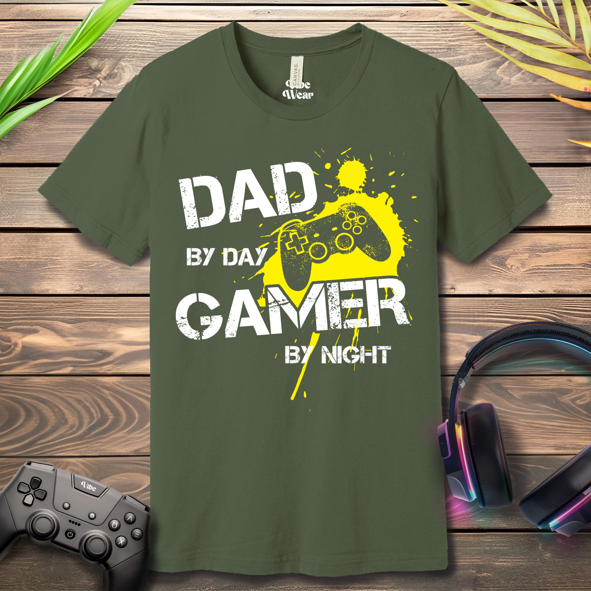 Dad by Day, Gamer by Night T-Shirt