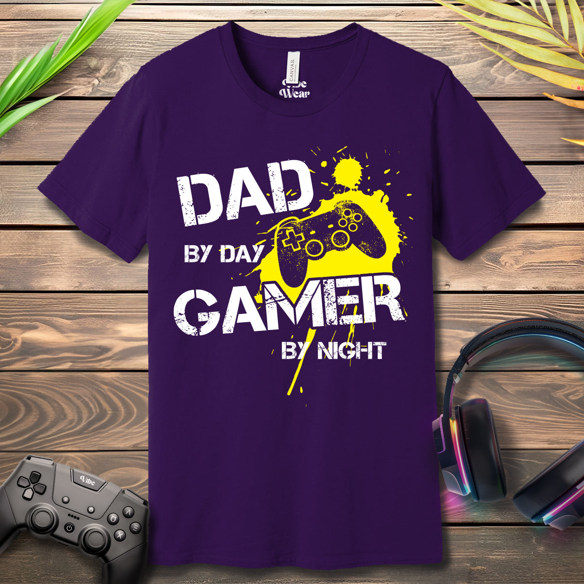 Dad by Day, Gamer by Night T-Shirt