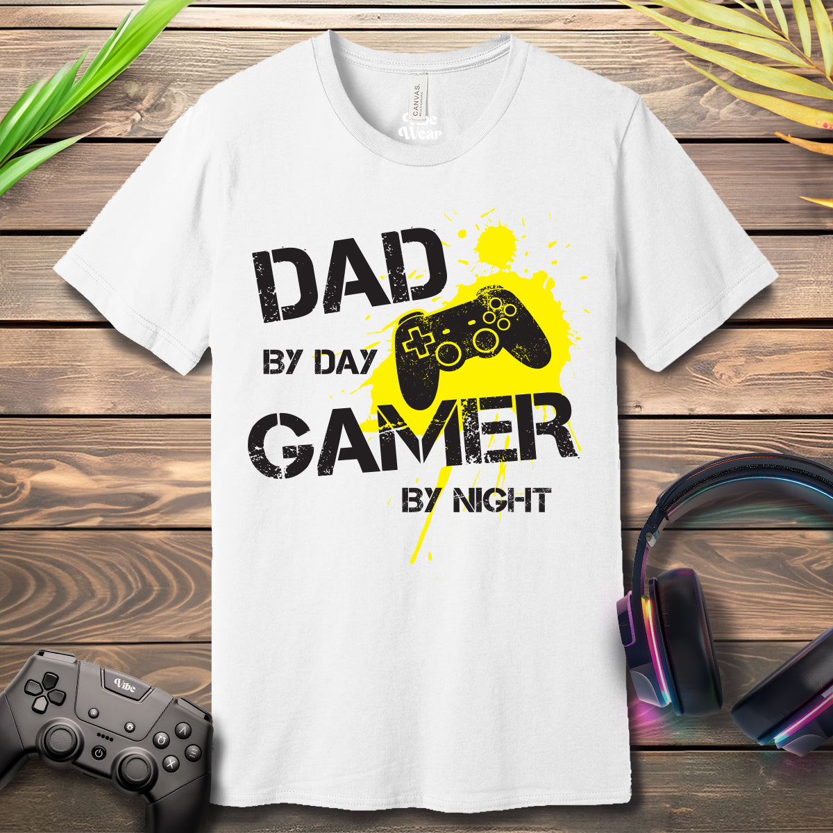 Dad by Day, Gamer by Night T-Shirt