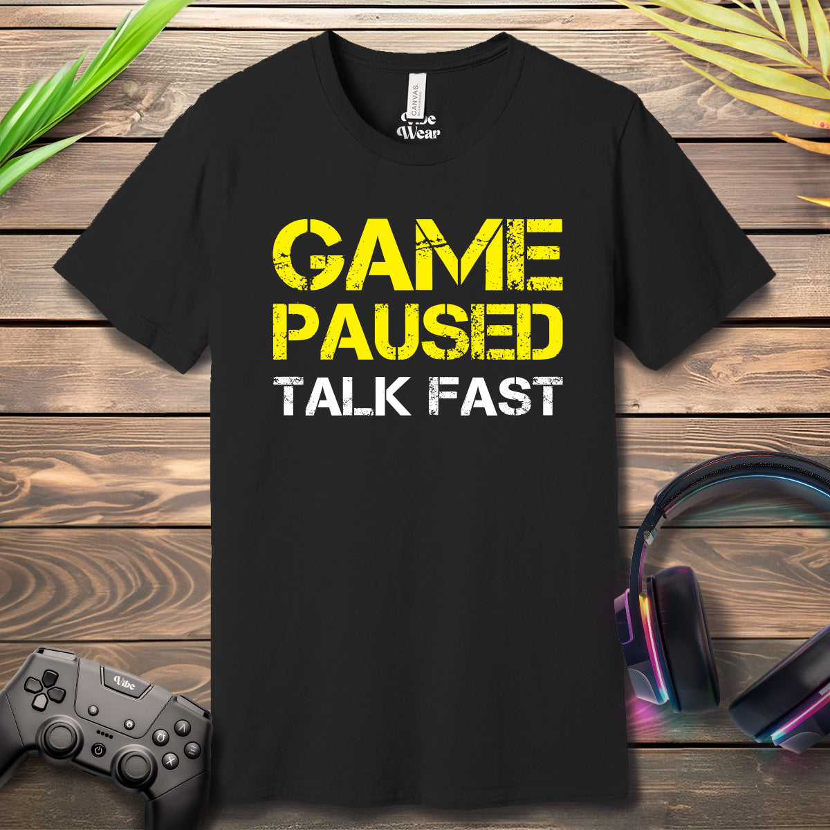 Game Paused Talk Fast T-Shirt