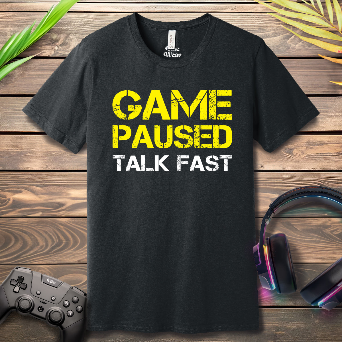 Game Paused Talk Fast T-Shirt