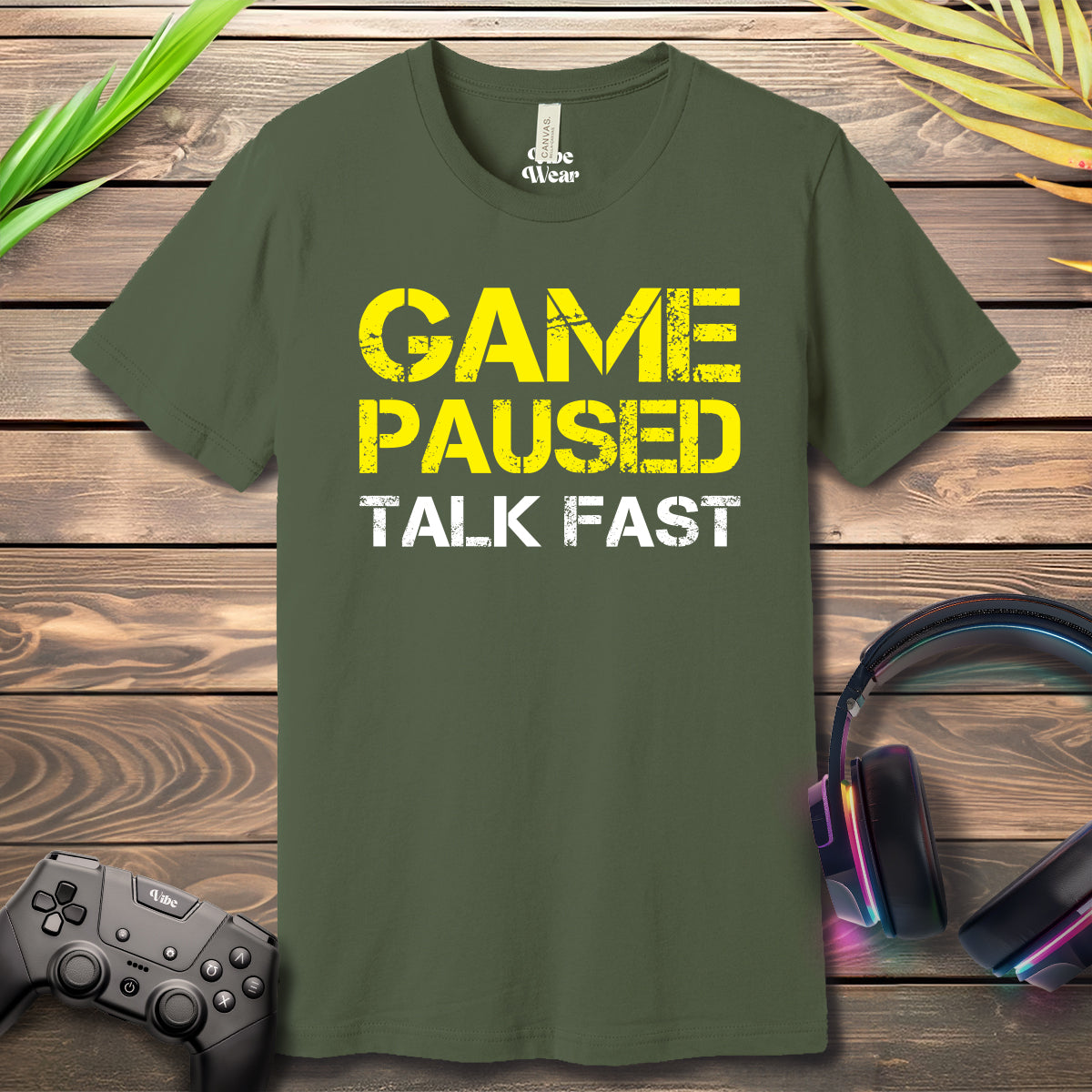 Game Paused Talk Fast T-Shirt
