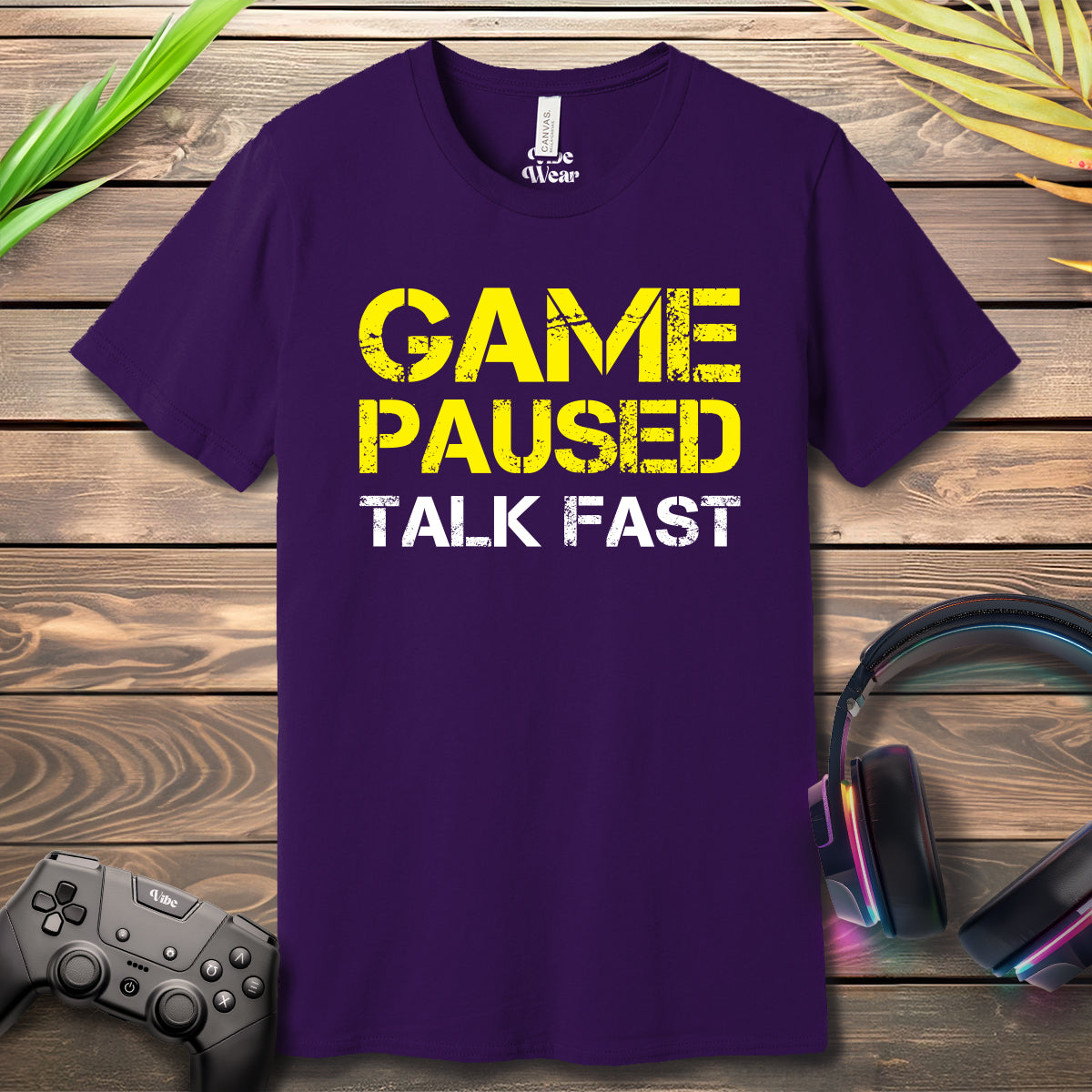 Game Paused Talk Fast T-Shirt