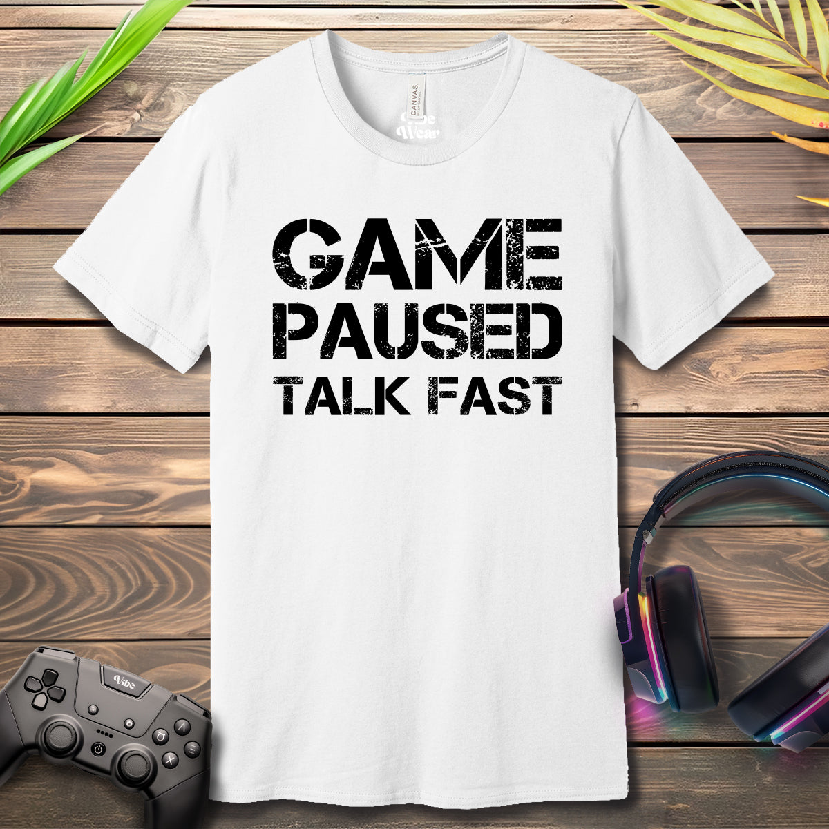 Game Paused Talk Fast T-Shirt