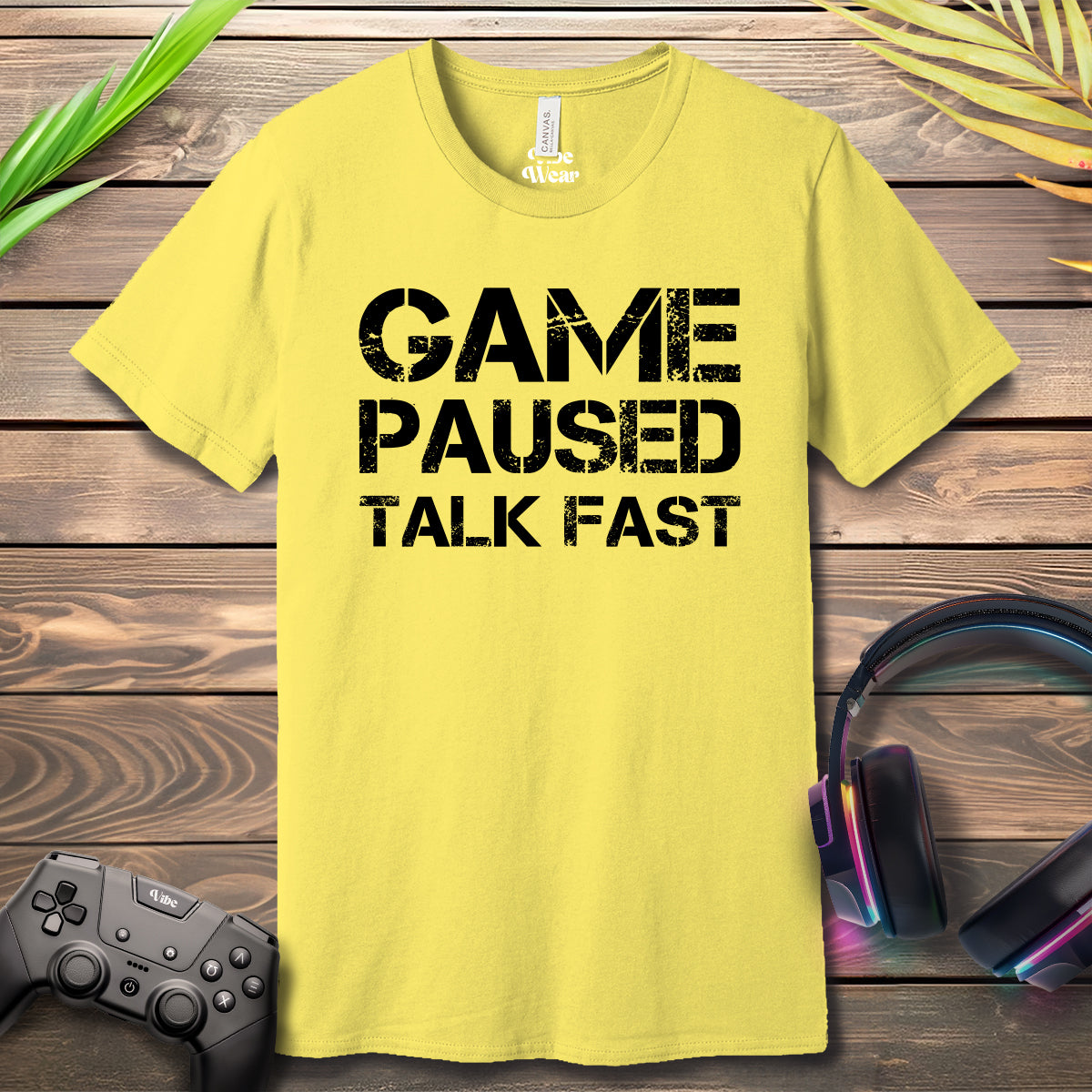 Game Paused Talk Fast T-Shirt