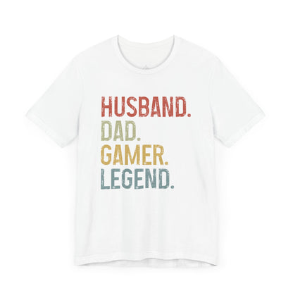Husband Dad Gamer Legend T-Shirt