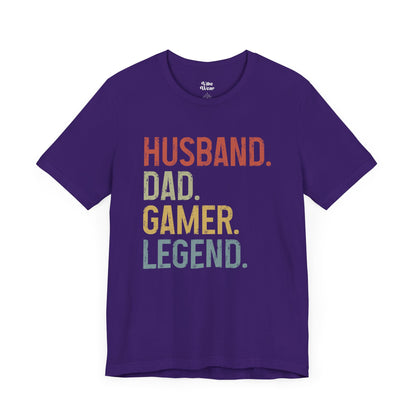 Husband Dad Gamer Legend T-Shirt