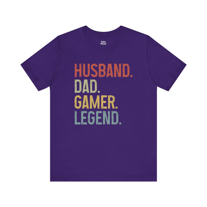 Husband Dad Gamer Legend T-Shirt